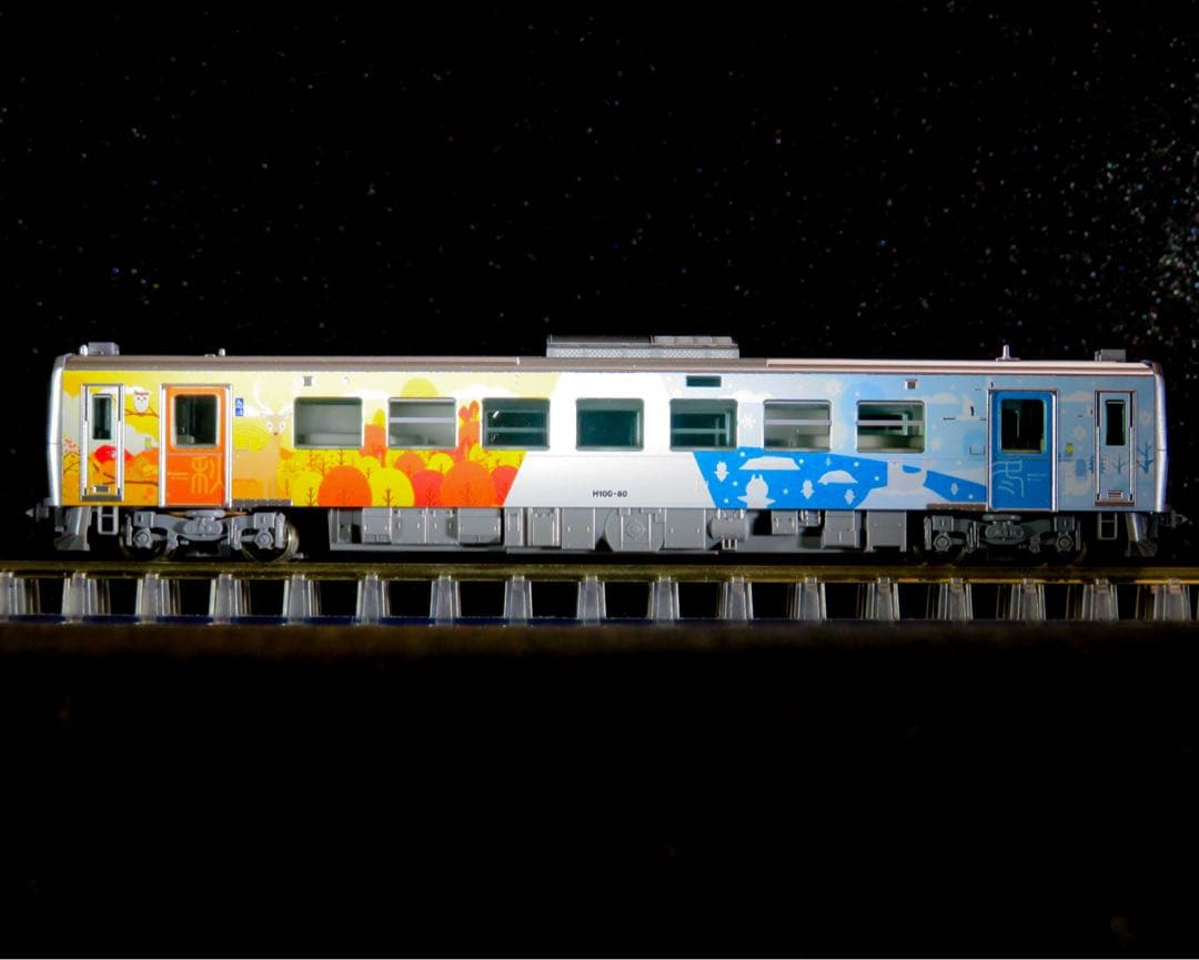 TOMIX H100形ディーゼルカー (石北線・富良野線ラッピング車)【新品】