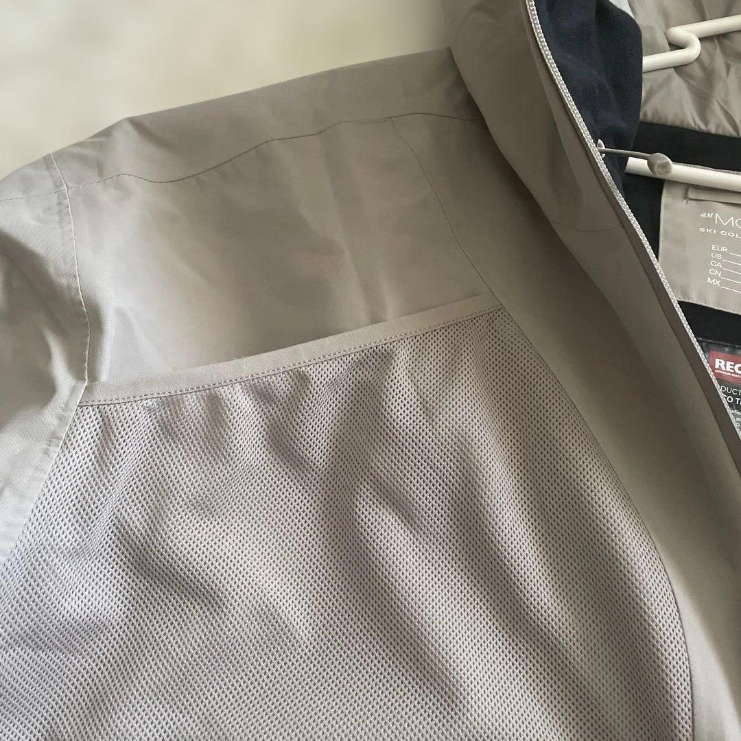  RECcontrol フード付きジャケット ライトグレー