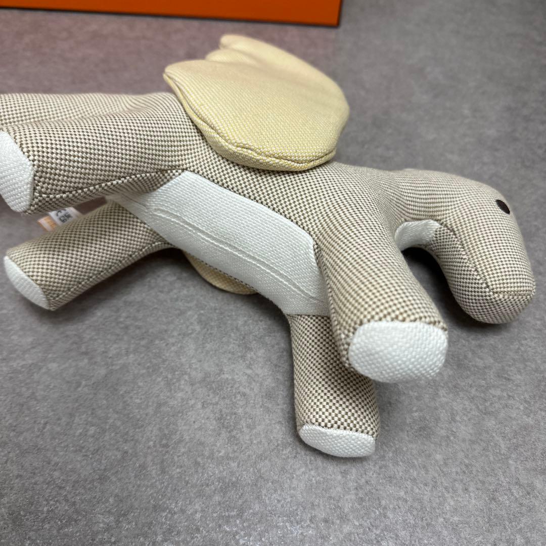 ★極美品★HERMES エルメス エポペ ドラゴン ぬいぐるみ ベージュ