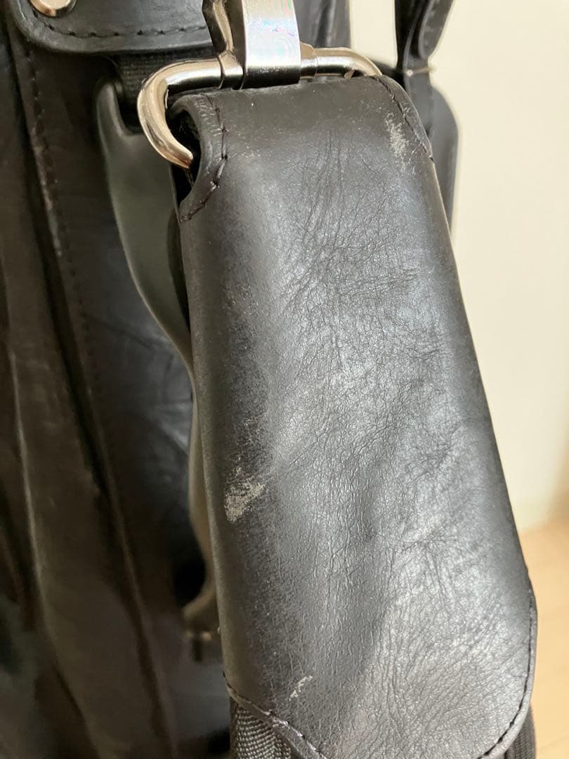 ★希少★☆MANIUNO マニウノ☆ 軽量レザー スタンド式キャディバッグ