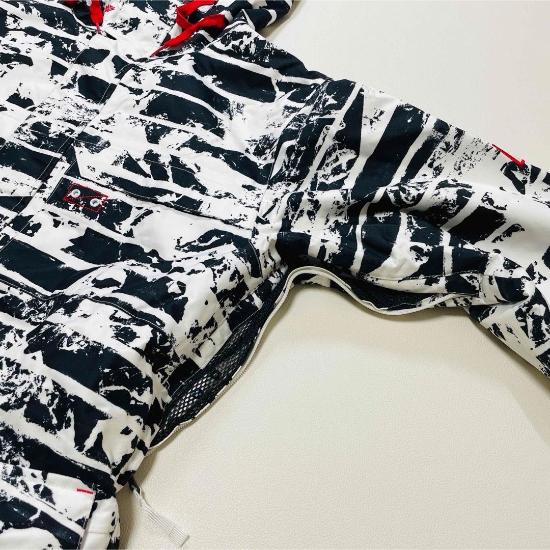 6706 そーすけ　バートン　ジャケット　総柄　ボーダー　スノボウェア