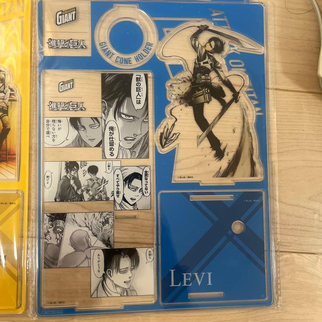 非売品 進撃の巨人 アクリルスタンド 5枚 セット