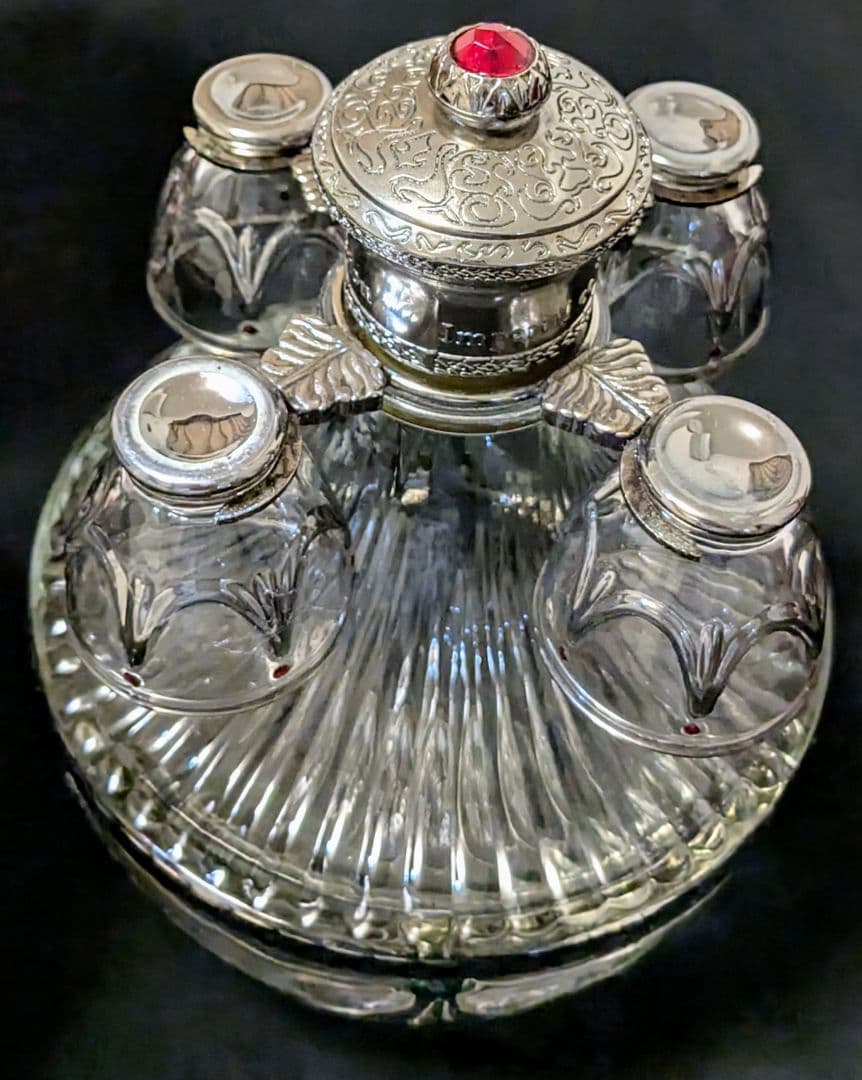 インペリアルコレクション　メタリック ブラック（デキャンタ・グラス）