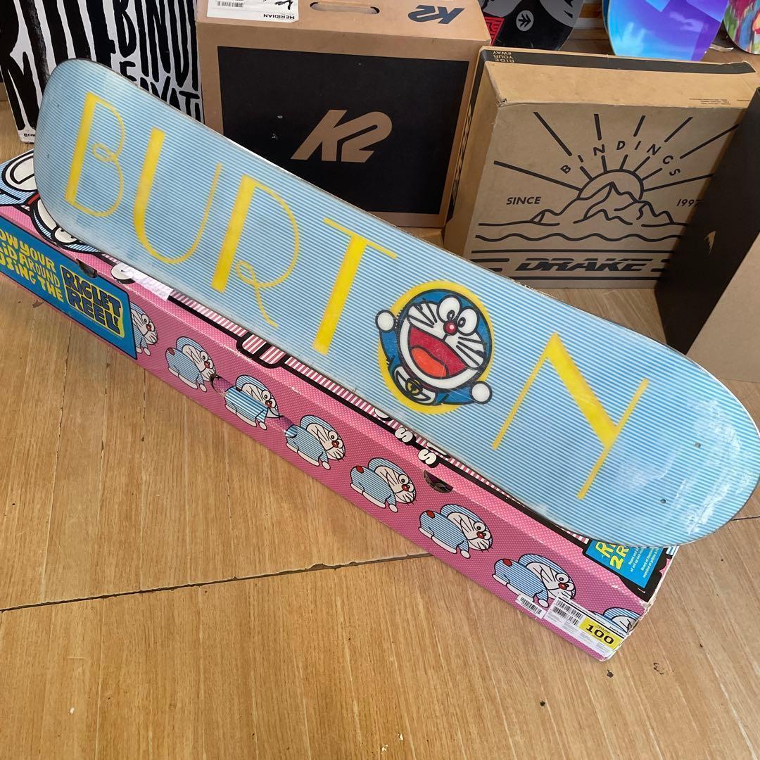 BURTON　キッズスノーボードセット　100cm　バートン　バイン付4点セット