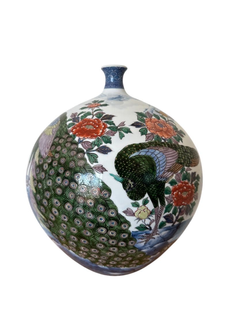 【有名作家】玄輝陶房 有田焼 名匠 村上玄輝 伊万里焼 花瓶 壺 宮内庁御用達