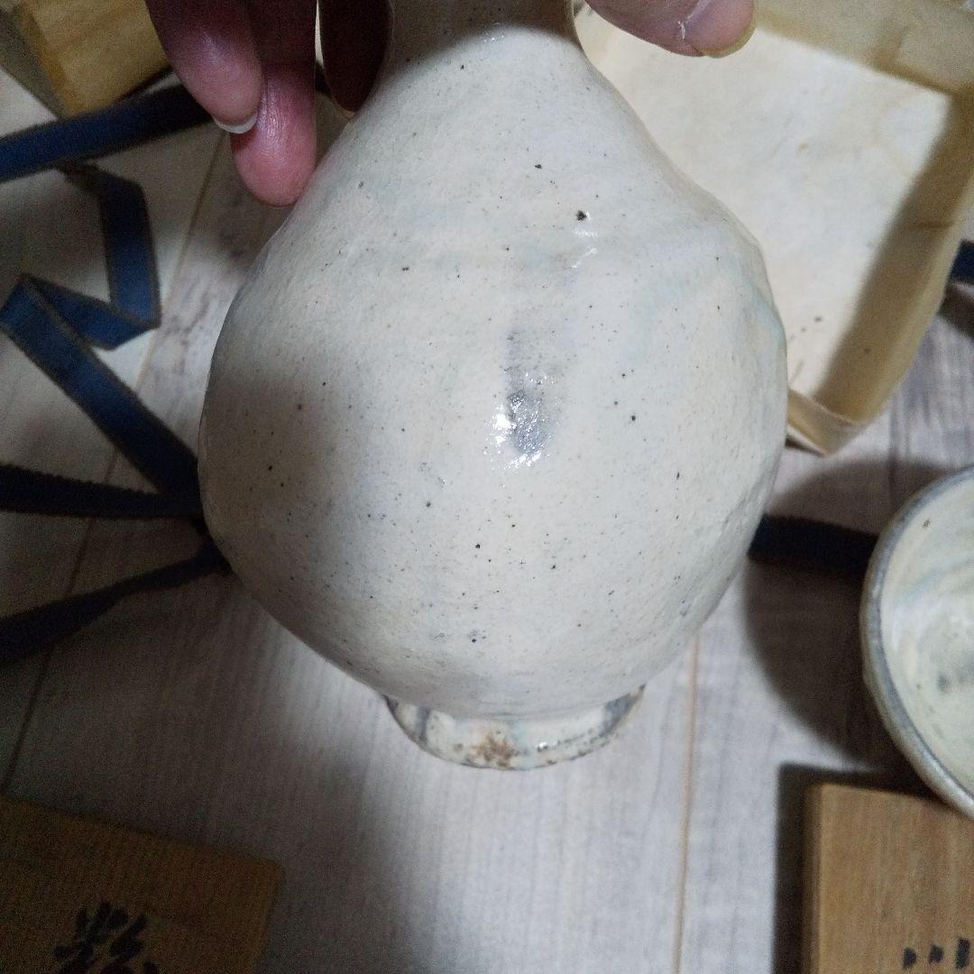 お値下げ川渕直樹  粉引き徳利と酒盃