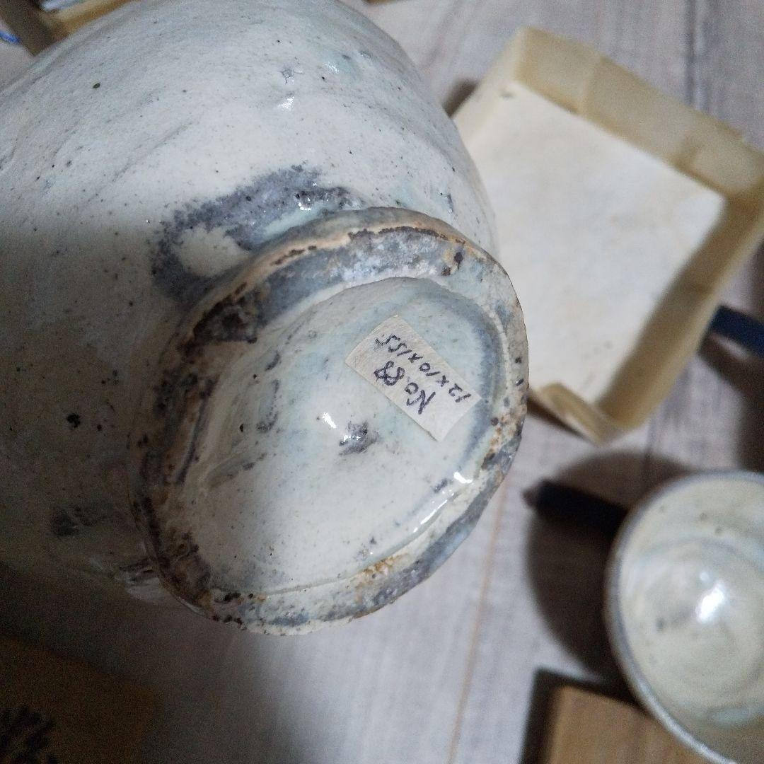 お値下げ川渕直樹  粉引き徳利と酒盃