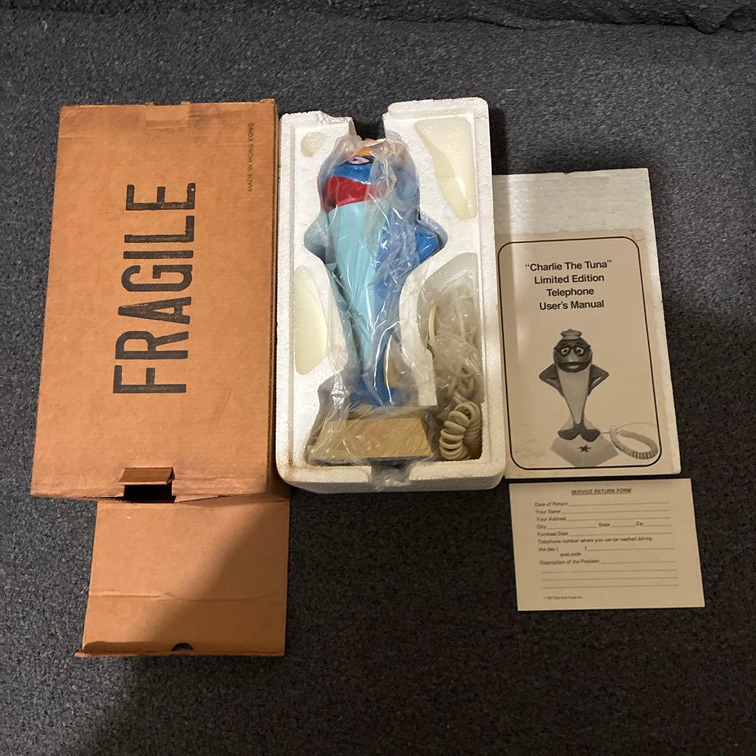 チャーリーザツナ　新品　電話アドバタイジングCharlie the tuna箱付