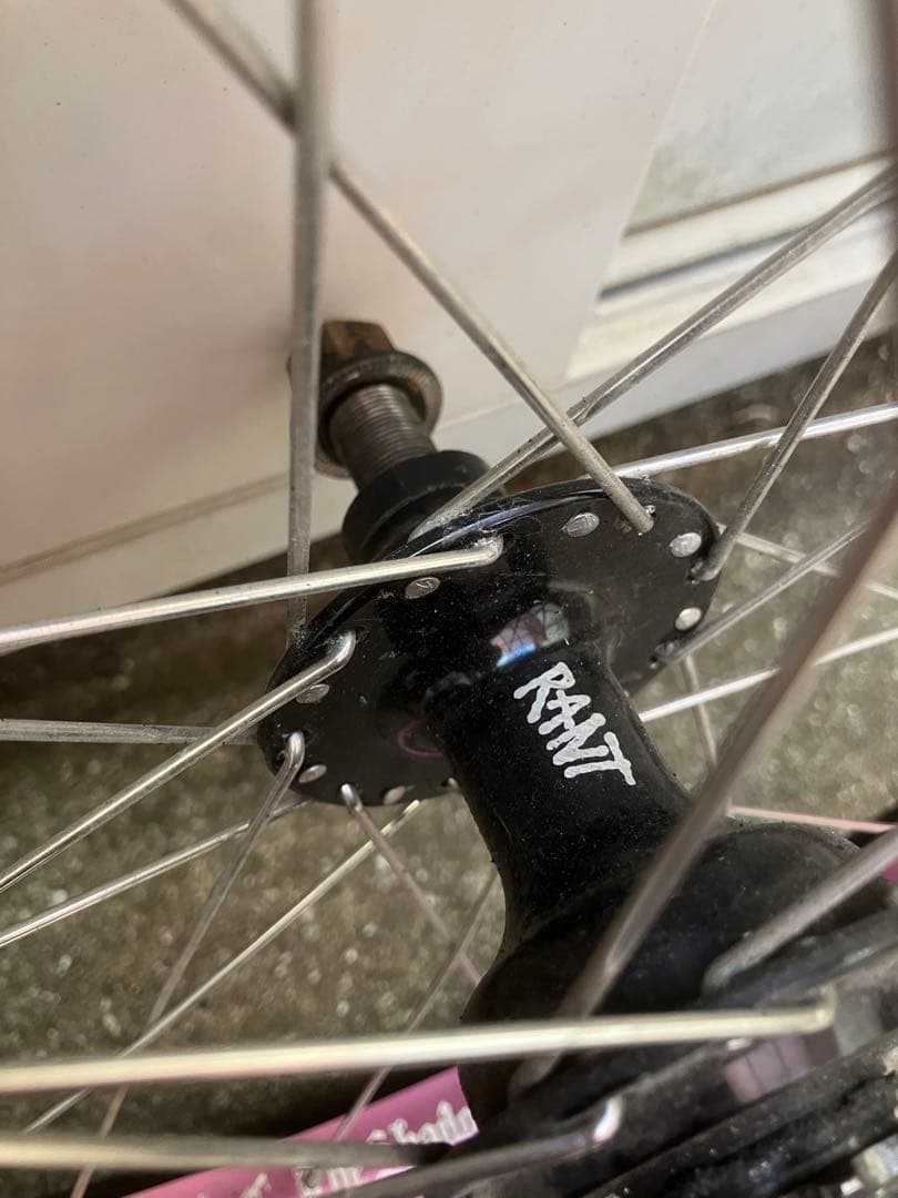 BMXホイールとフォークセット