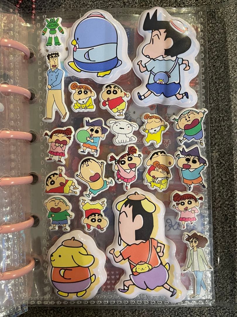 サンリオ　ボンボンドロップシール　シール手帳　ラブブ