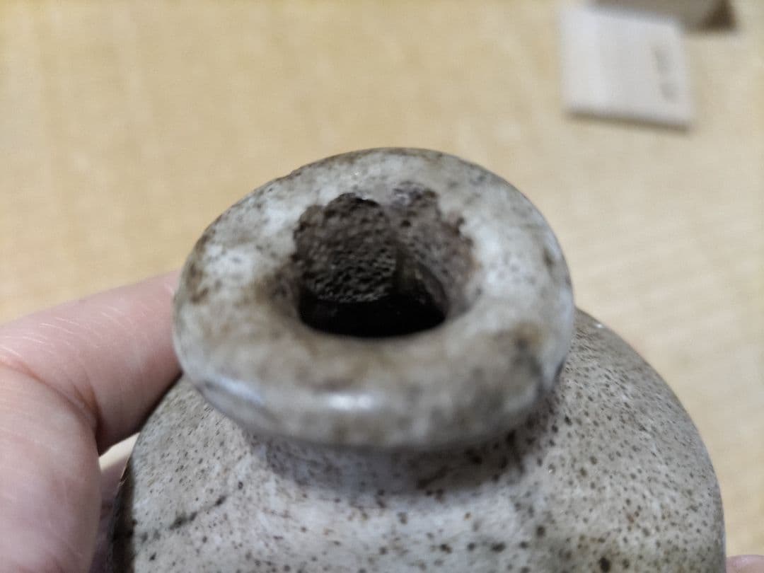 朝鮮唐津　小徳利　発掘伝製品　125cc　7尺徳利　振り出し　桃山・古唐津