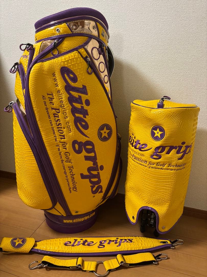 【限定200個】elitegrips エリートグリップ キャディバッグ 片山晋呉
