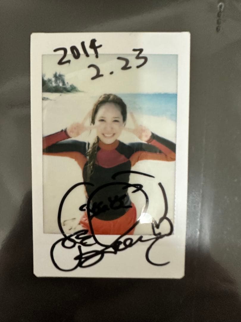 河西智美　イベント限定サイン入り　チェキ