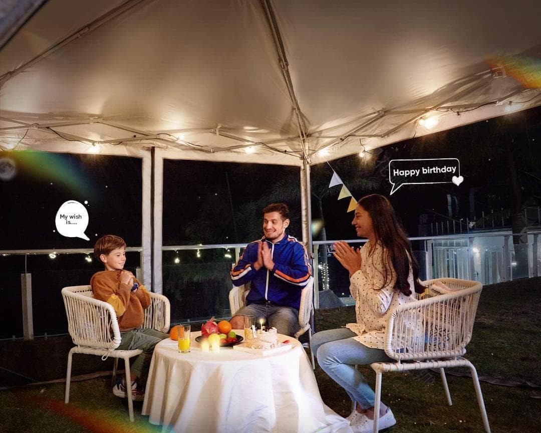 ワンタッチ タープテント 蚊帳テント 3段階調節 UVカット 2.5m.