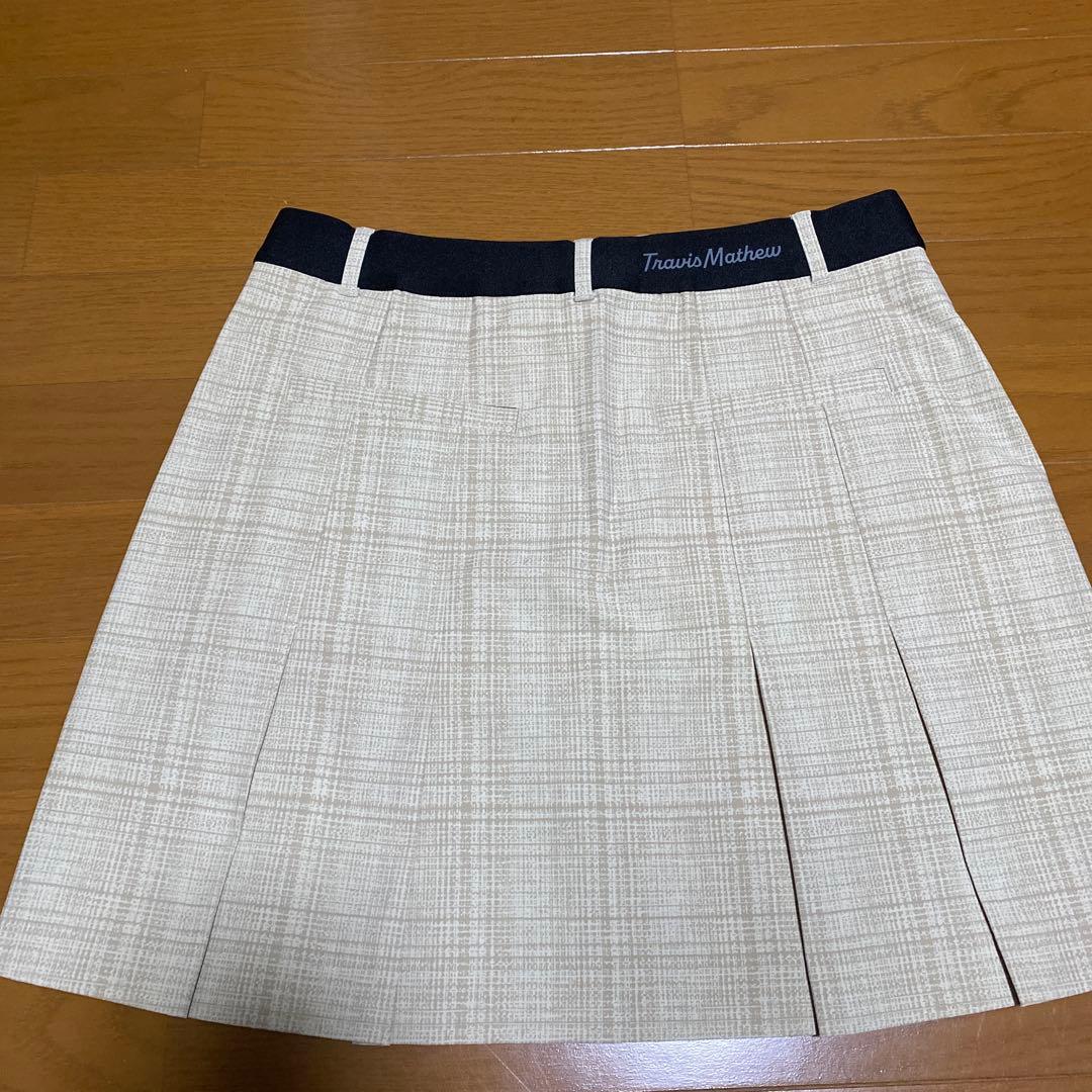 TravisMathew レディースチェックスカート　2025秋冬物