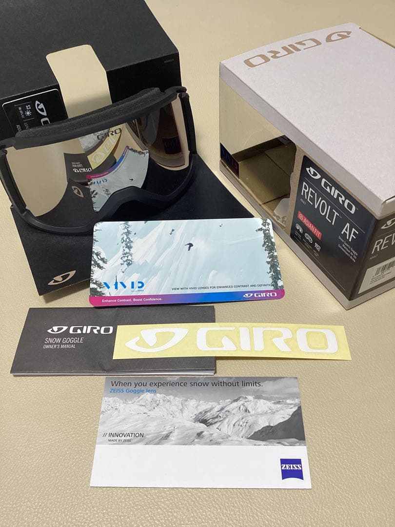 新品　ジロ REVOLT 　AF ゴーグル スキー スノーボード