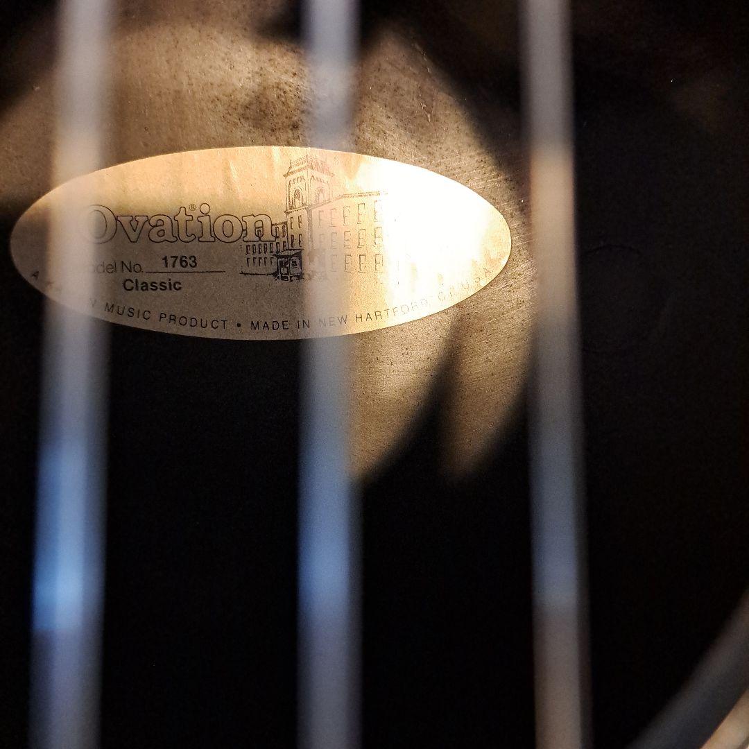 Ovation 1763 Classic 美品！
