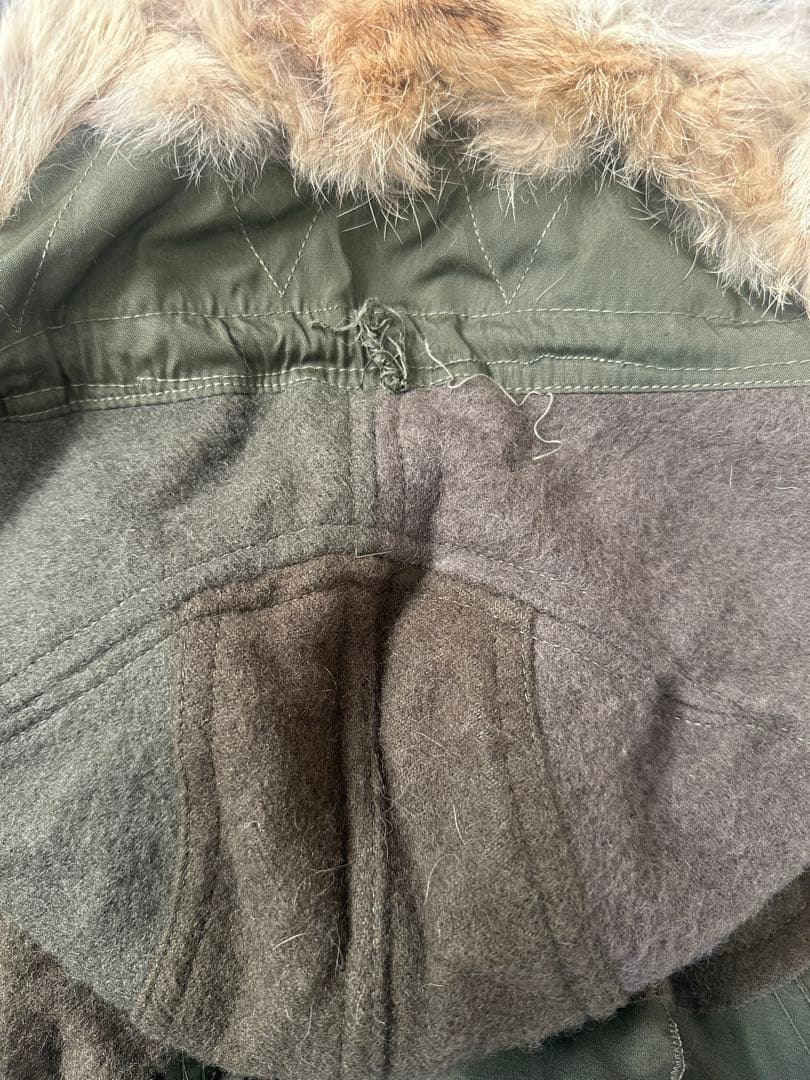 M-51 モッズコート用フード　緑タグ