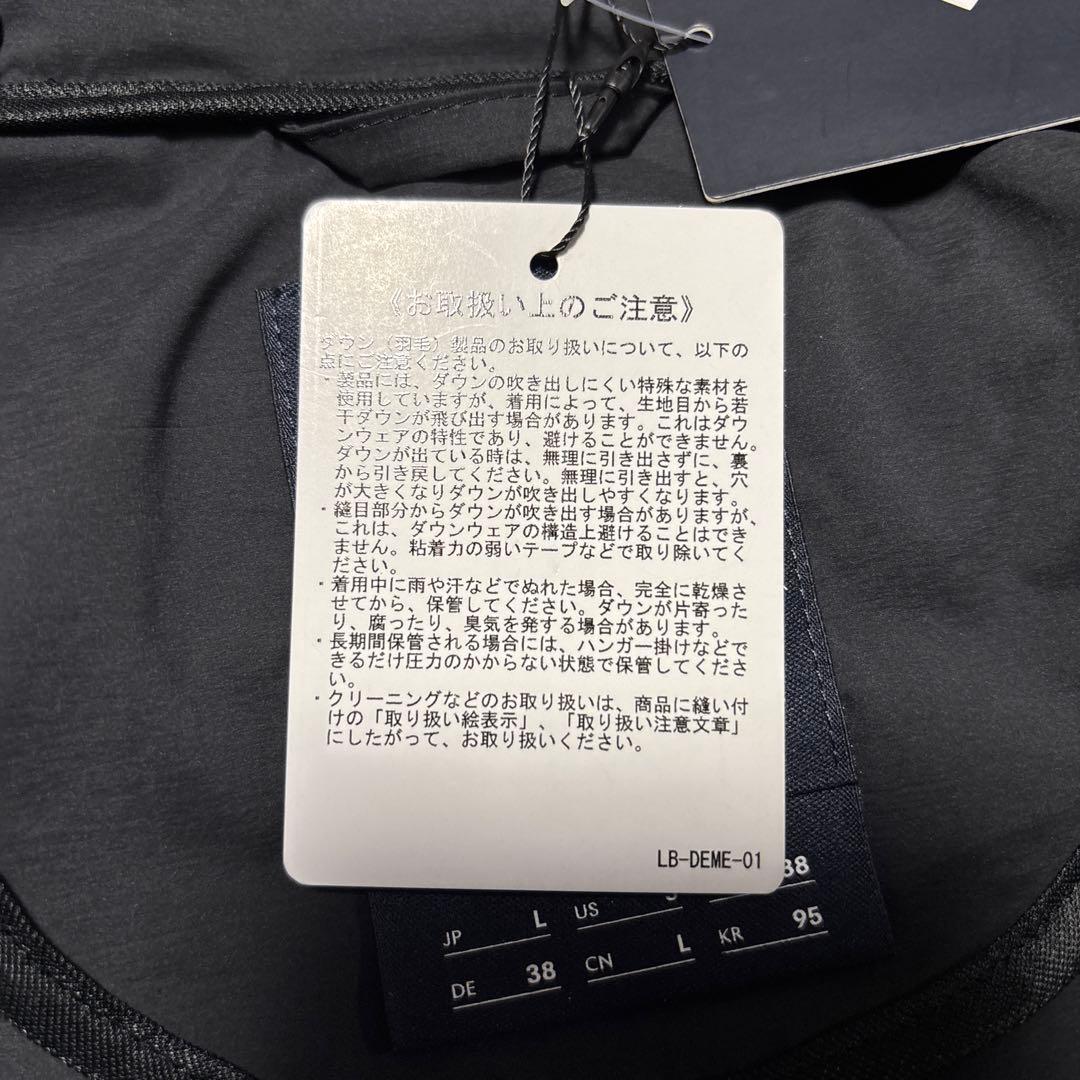 【未使用】デサント　フード付き ダウンジャケット　サイズL