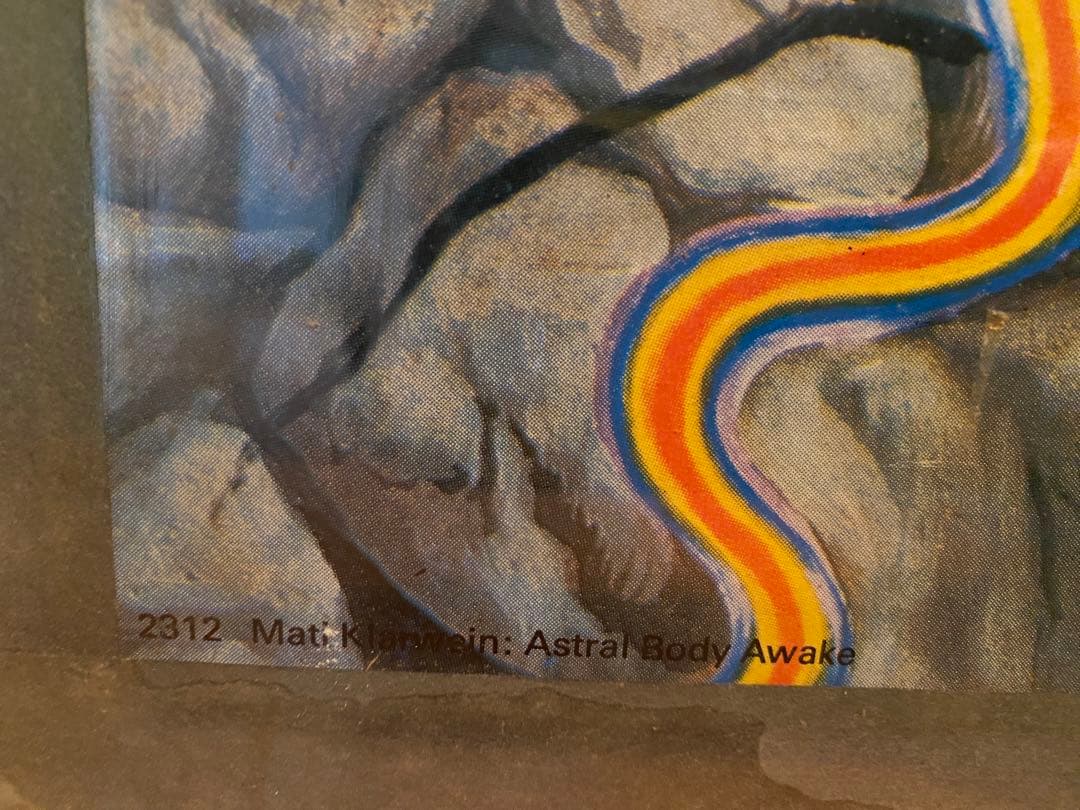 ASTRAL BODY 額装ポスター Klarwein ビンテージ