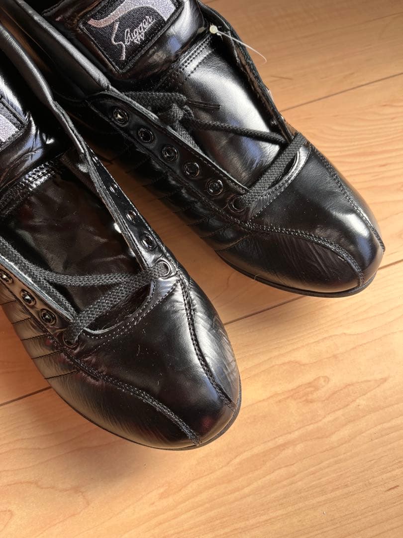 【未使用本革】久保田スラッガー 野球スパイク 26.5cm 金具 D-163