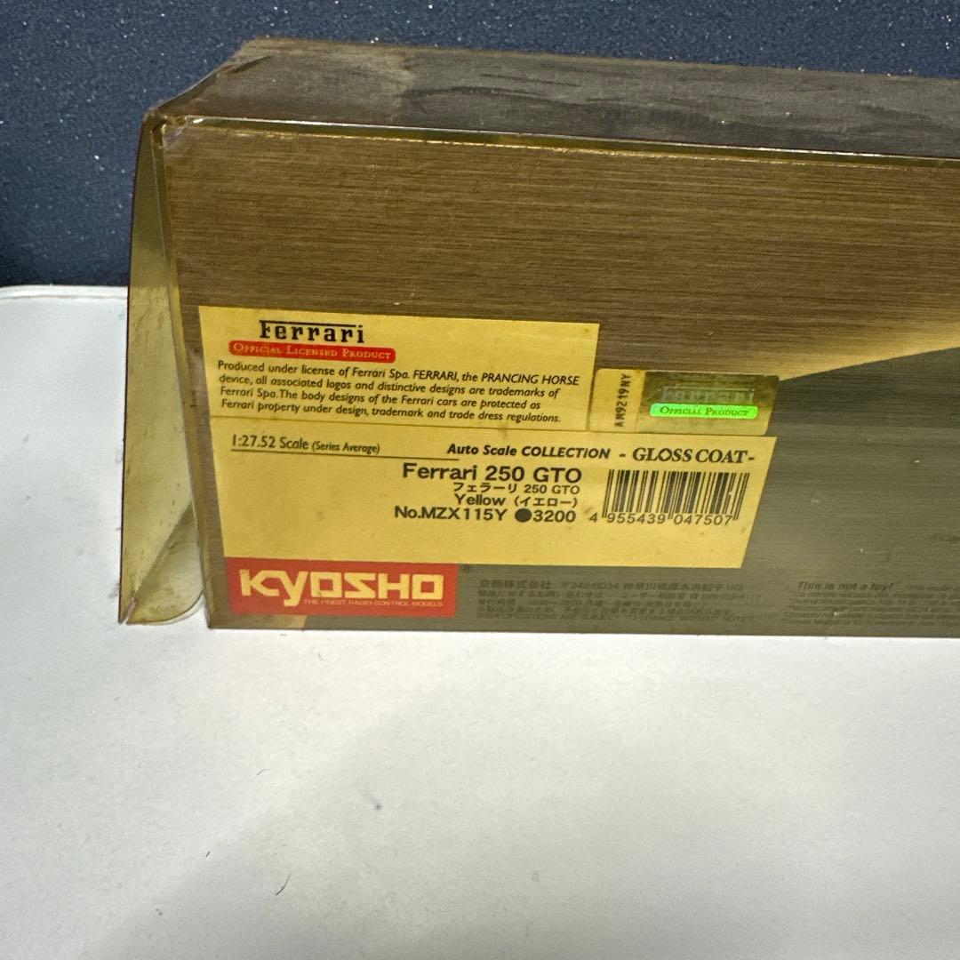 Kyosho ミニッツボディ Ferrari 250 GTO イエロー 1/43