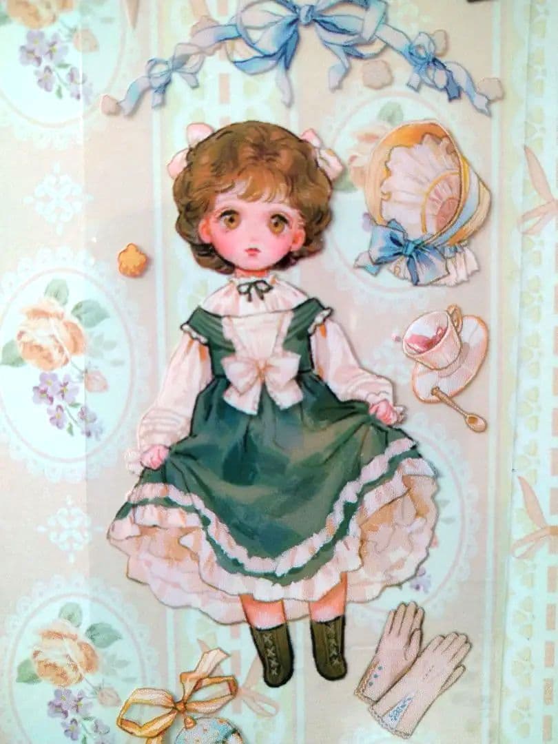 ✩再販✩J93＃画匣子(PET)喵啪叽i切り売り海外人物マステ女の子