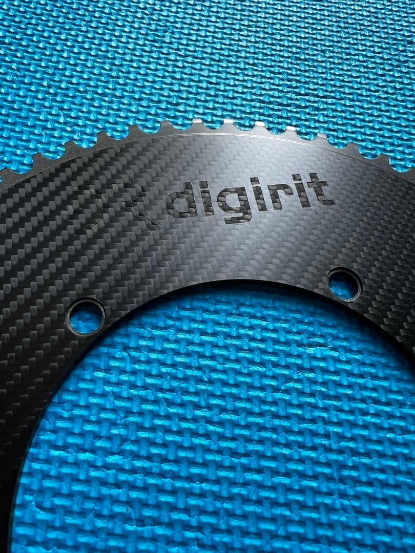 digirit カーボンファイバー チェーンリング　66T