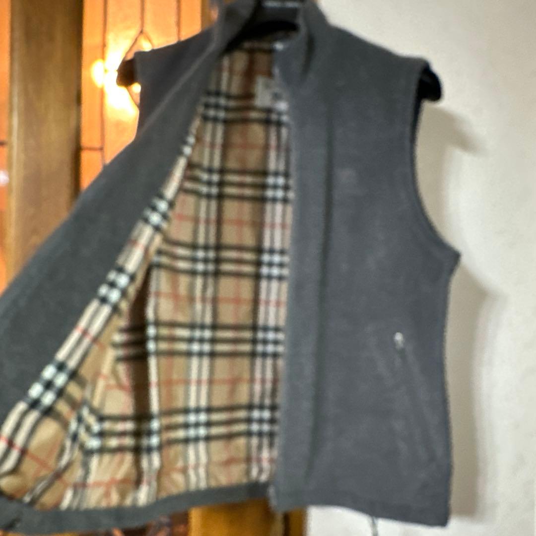 メンズ　バーバリーフリースベスト L〜XL