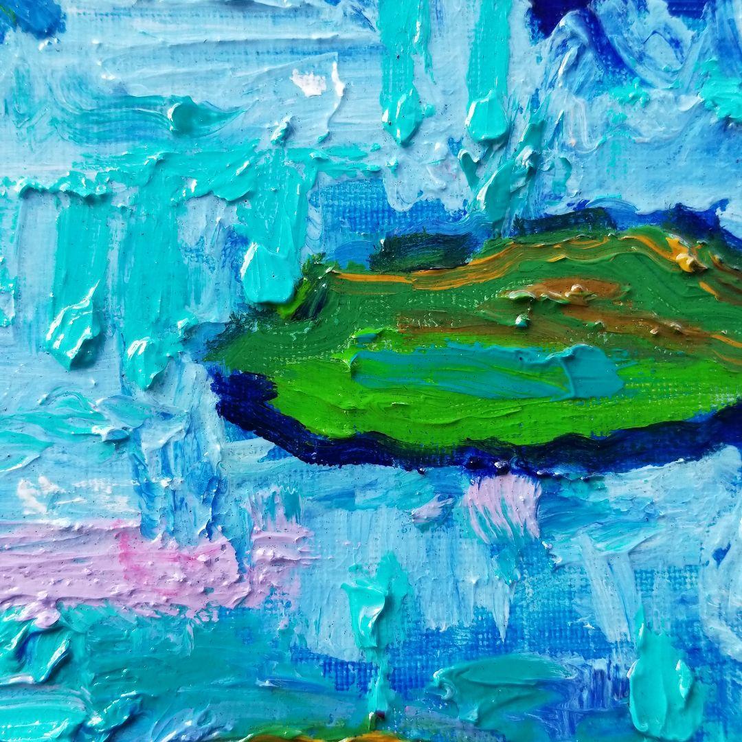 油絵　 専用　睡蓮　抽象画