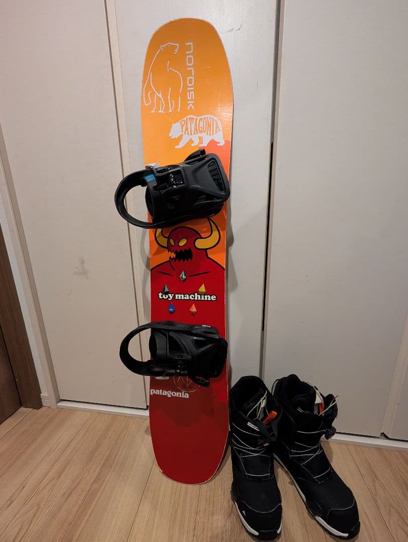 サロモン スノーボード 120cm ステップオン 3点セット　キッズ　小学生