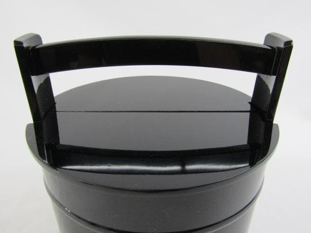 Y5-0801 ◇茶道具 輪島塗 塗師 茶平一齋 真塗 手桶◇