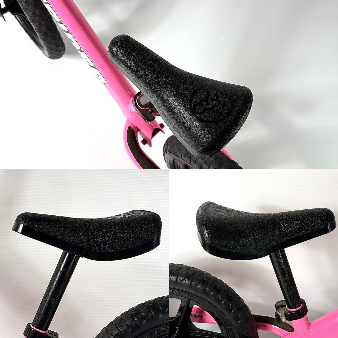 美品 ストライダー クラシック 12 ピンク 人気色 キックバイク ベル付き