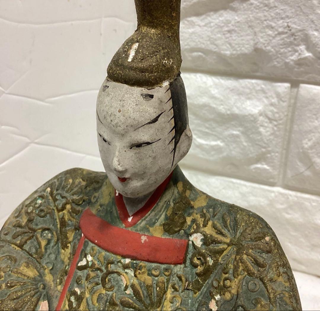 希少 土人形 雛人形 ひな人形 骨董 江戸時代? 大きさ 高さ23ｃｍ