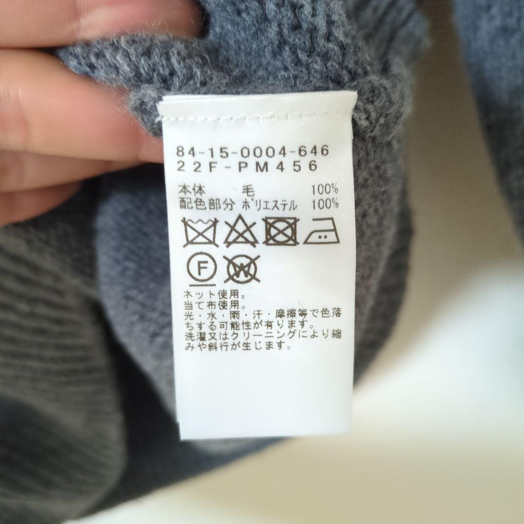 ★美品★BEAMS GOLF　ラムウール レタード ニット　サイズ　L