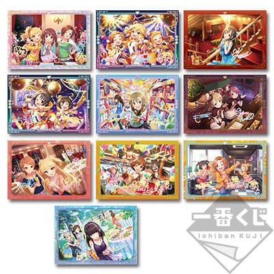 アイマス デレマス ビジュアルクロス セット ポスター 一番くじ