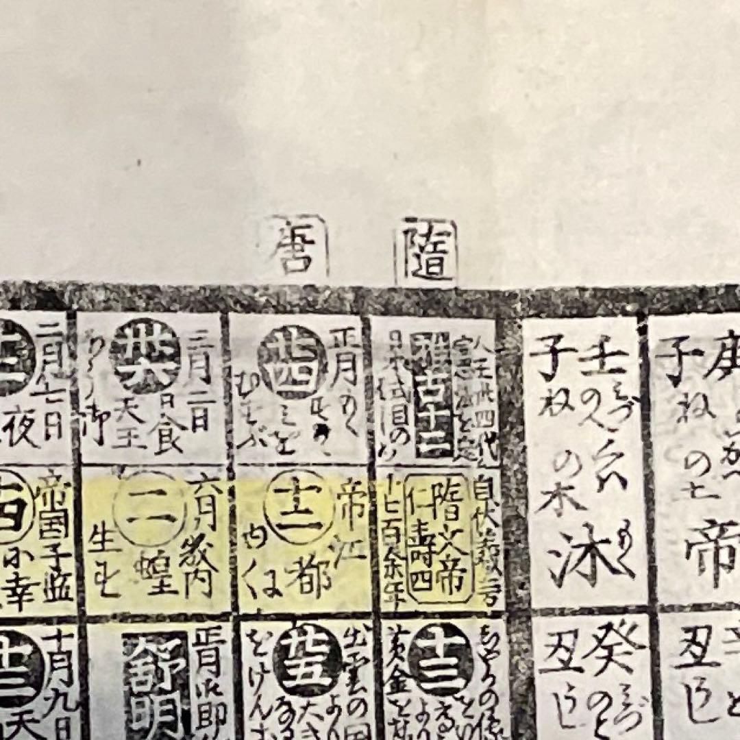 懐宝 和漢年代記大全 1822年 文政5年 再刷