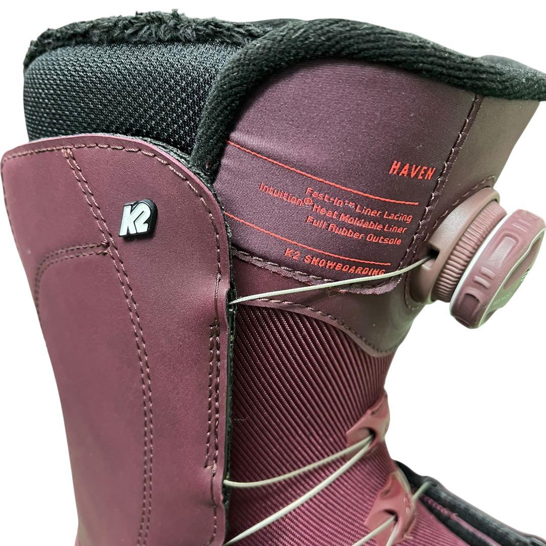 【ほぼ未使用】K2 Haven スノーボードブーツ 25cm BOA レディース