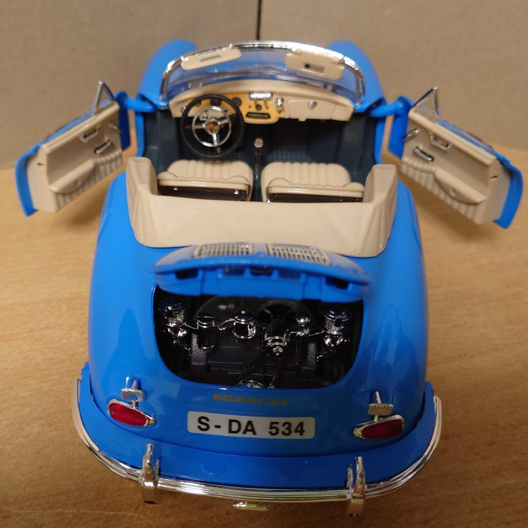 1/18 ポルシェ356B オープン ブルー PORSCHE 356B 1961