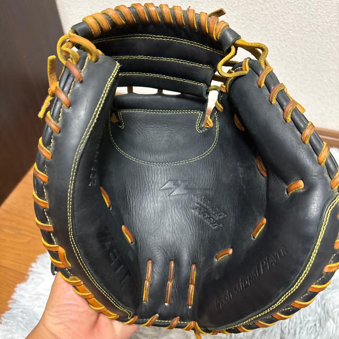慶*様 ZETT 軟式野球グローブ 黒