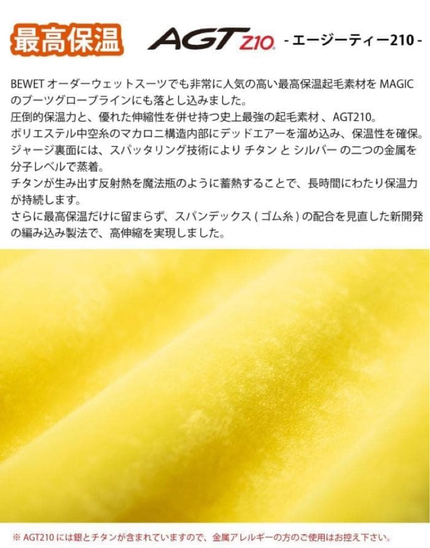 サーフインナーMAGIC  1mm AGT210 INNER