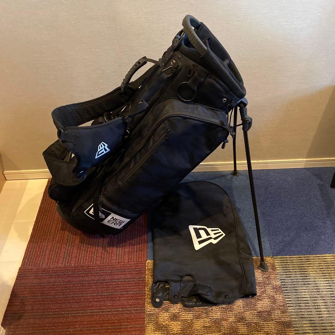 NEW ERA キャディーバッグ カモネイビースタンド式 ［ベーシックポーチ付］