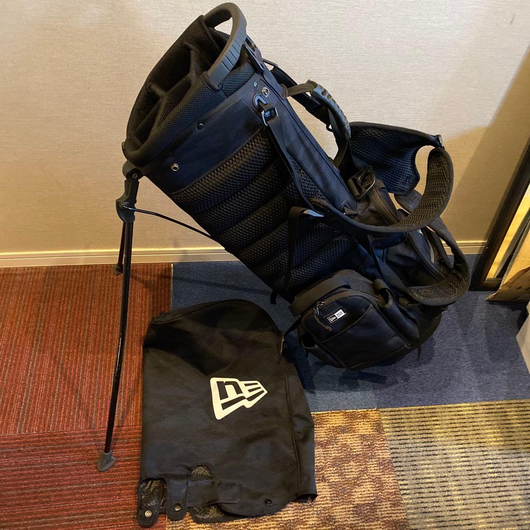 NEW ERA キャディーバッグ カモネイビースタンド式 ［ベーシックポーチ付］