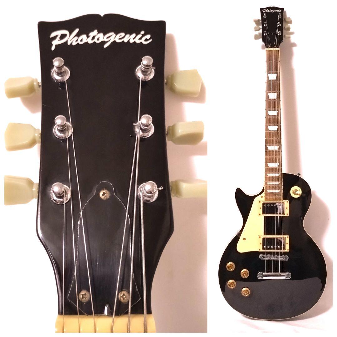 Photogenic　レスポールタイプ　レフティ　フォトジェニック　ブラック