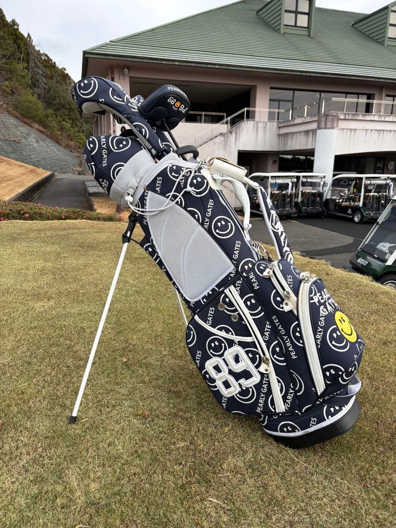 PEARLY GATES スマイルマーク ゴルフバッグ