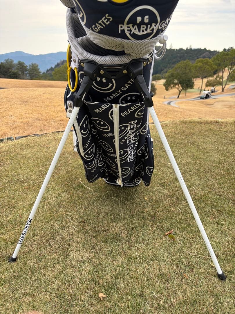 PEARLY GATES スマイルマーク ゴルフバッグ