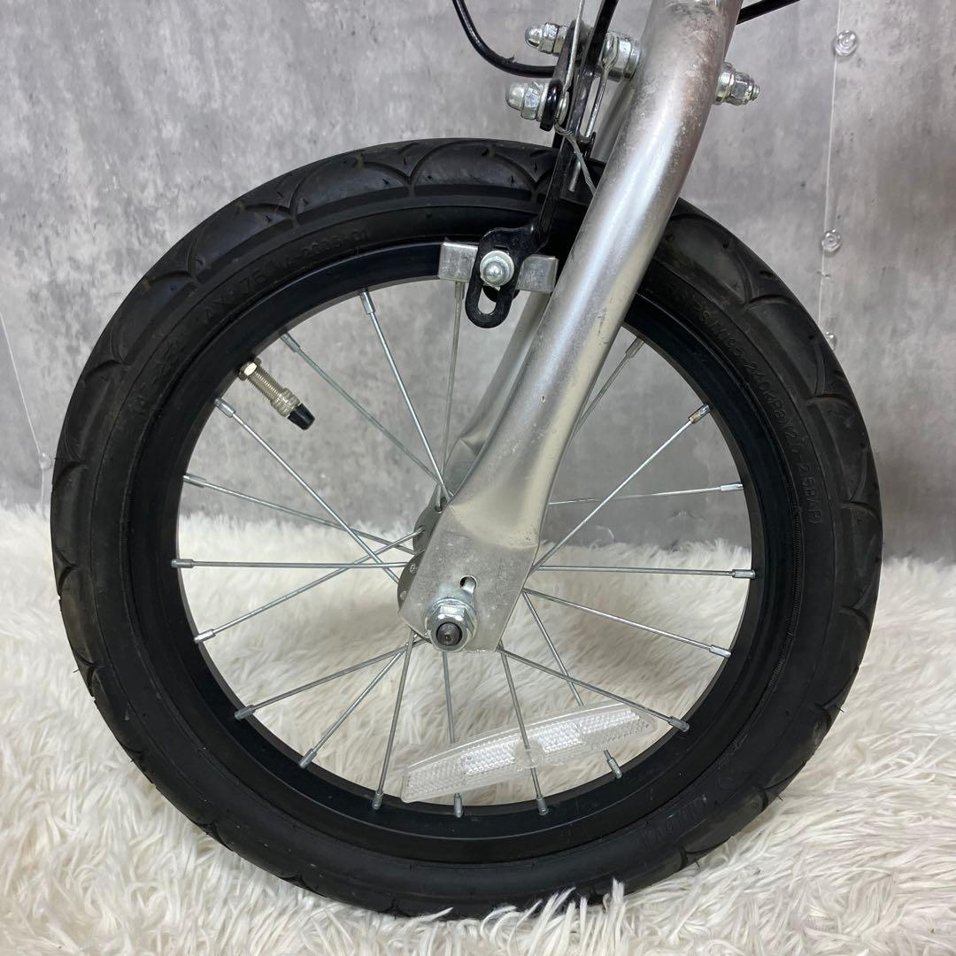 【美品】へんしんバイク　14インチ　赤　スタンド付き