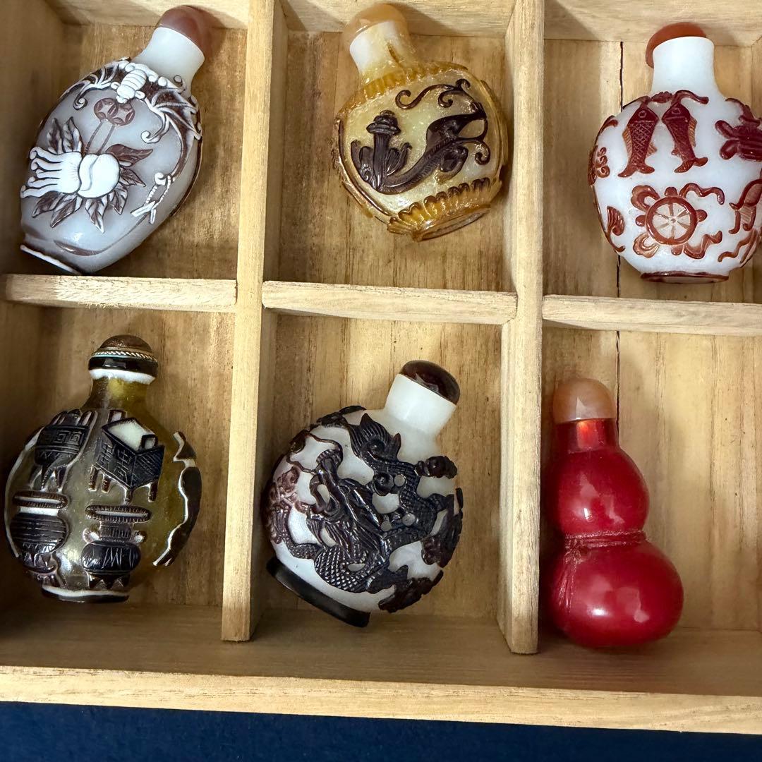 鼻煙壺 まとめ 15点 時代 古玩 当時物 旧家 蔵出 骨董品 コレクター放出