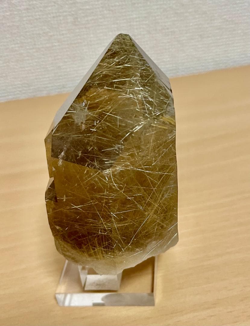 400g ルチル入り水晶 ルチルクォーツ