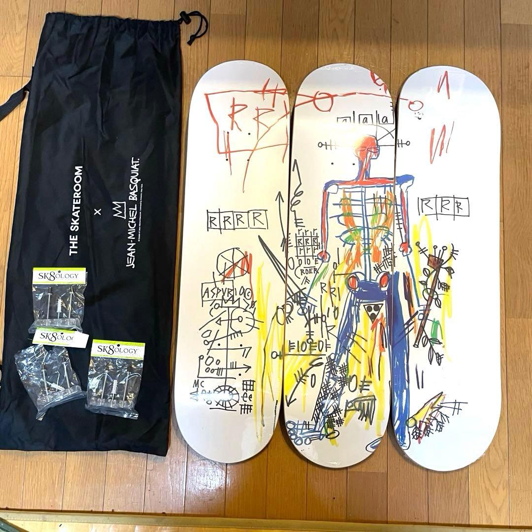 スケボーデッキ　ジャン＝ミシェル・バスキア　バスキア　スケートボードデッキ　レア